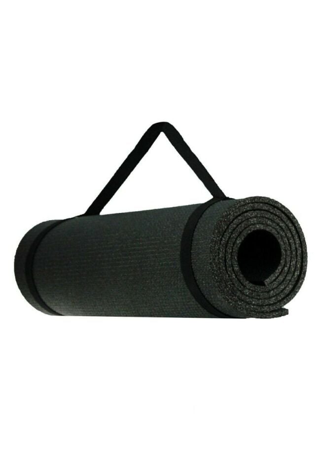 5 mm Kalınlık Pilates Matı Yoga Matı Kamp Matı Siyah Boy 150 Cm En 51 Cm
