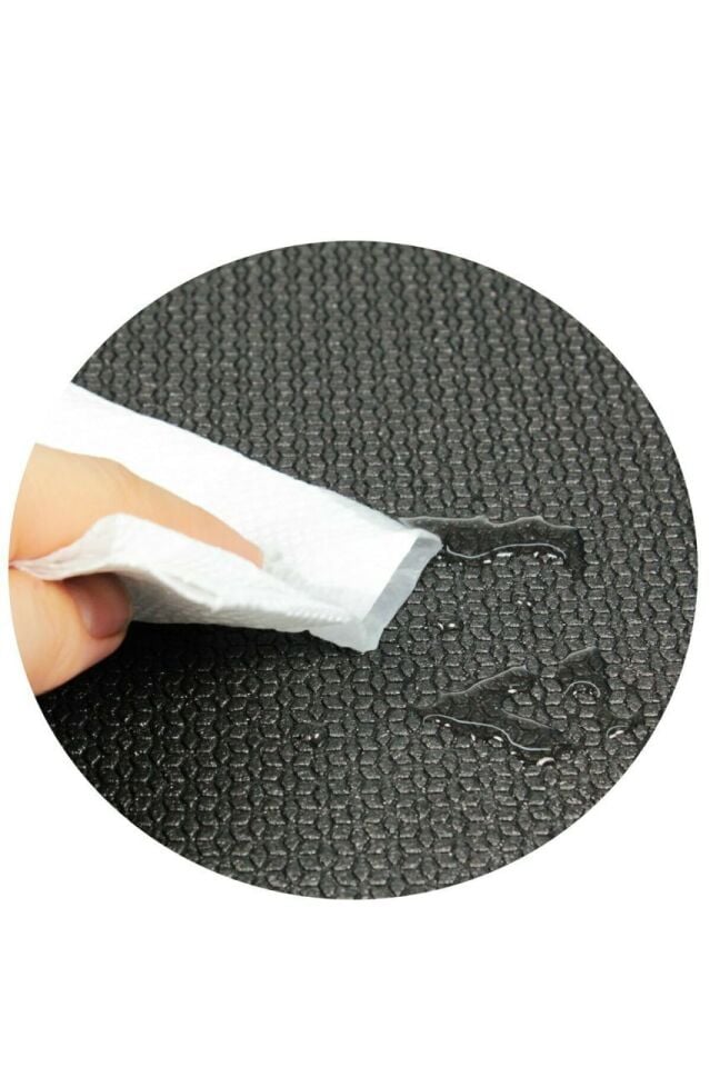 6,5 mm Kalınlık Pilates Matı Yoga Matı Kamp Matı Siyah Boy 150 Cm En 51 Cm