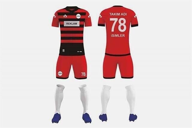 Zeroo ZFD027 Dijital Futbol Forma Takımı