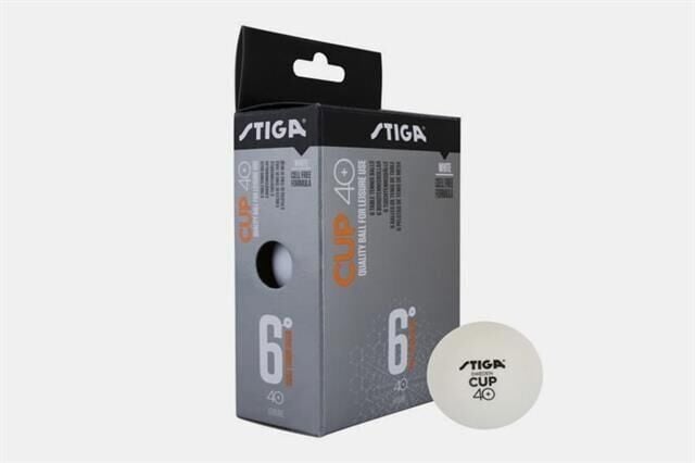 Stiga Cup 40+ Beyaz 6 LI Pinpon Topu
