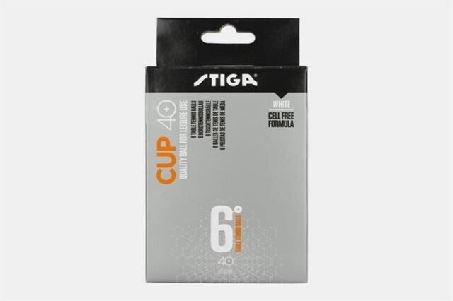 Stiga Cup 40+ Beyaz 6 LI Pinpon Topu