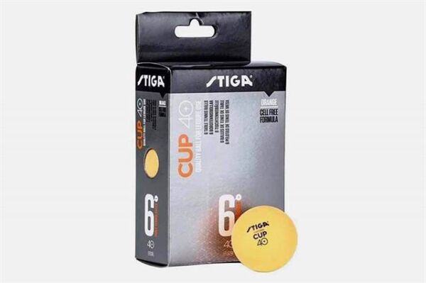 Stiga Cup 40+ Turuncu 6 LI Pinpon Topu