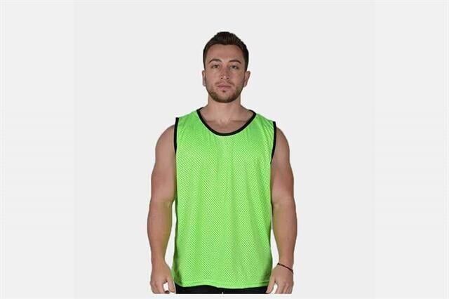 Büyük Fileli XL Antrenman Yeleği Sarı