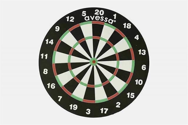 DART-20 18'' Ahşap 6 Oklu Dart