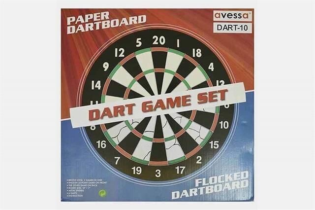 DART-20 18'' Ahşap 6 Oklu Dart