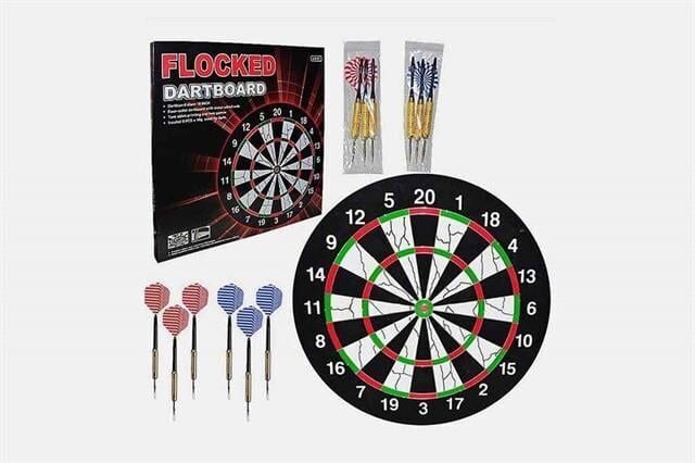 DART-20 18'' Ahşap 6 Oklu Dart