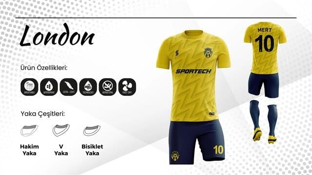 LNDN Dijital Futbol Forma Takımı