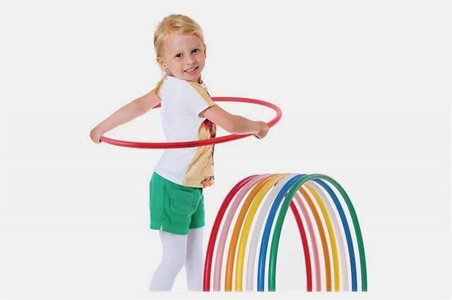 10 lu Hulahoop Muhtelif 62 cm 10 lu Hulahoop Muhtelif 62 cm