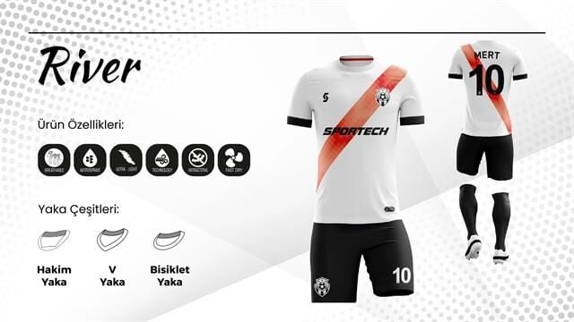 RİVER Dijital Futbol Forma Takımı