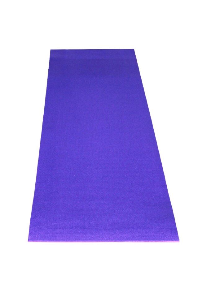 Pembe Mor  Pilates Minderi & Yoga Mat Çift Taraflı Taşıma Askılı 8 mm Kaydırmaz
