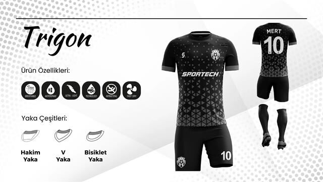 SPORTECH Trigon Dijital Futbol Forma Takımı