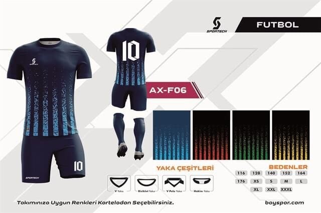 AX-F06 Dijital Futbol Forma Takımı