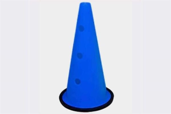 Scucs 40 cm Delikli Kauçuk Tabanlı Antrenman Hunisi Sarı