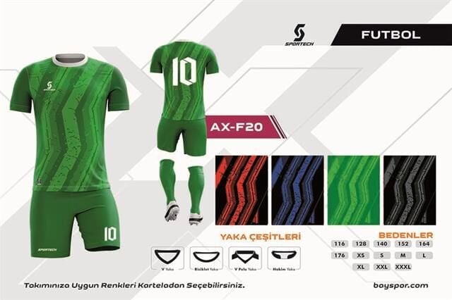 AX-F20 Dijital Futbol Forma Takımı