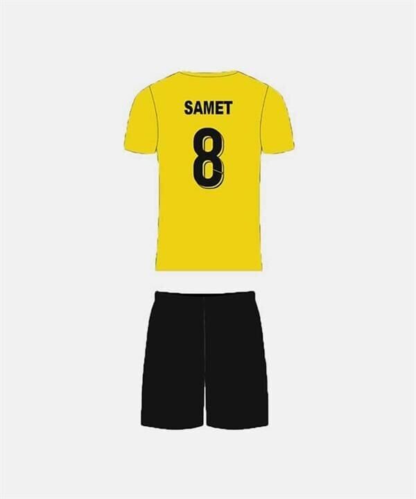 SHFD1 Dijital Hentbol Forma V Yaka - Yağmur Desen