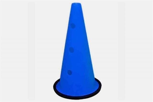 45 cm Delikli Kauçuk Tabanlı Antrenman Hunisi Yeşil