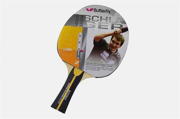 Butterfly 85070 Werner Schlager Silver ITFF Onaylı Masa Tenisi Raketi