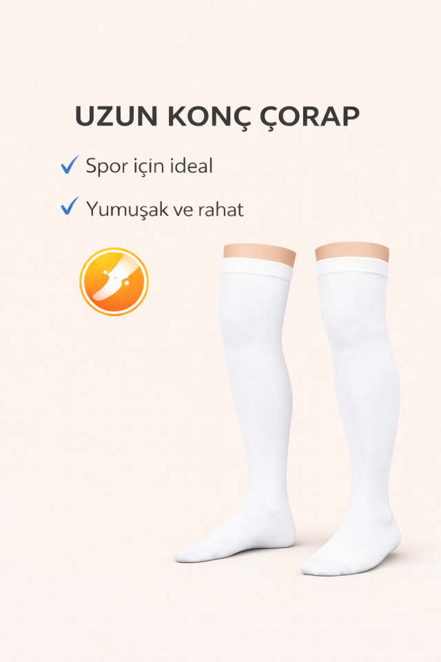 Voleybol Seti 2 'li - Voleybol Dizliği Sünger Destekli Kaliteli Voleybol Çorabı