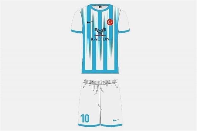 SHFD10 Dijital Hentbol Forma Bisiklet Yaka - Likralı Polyester