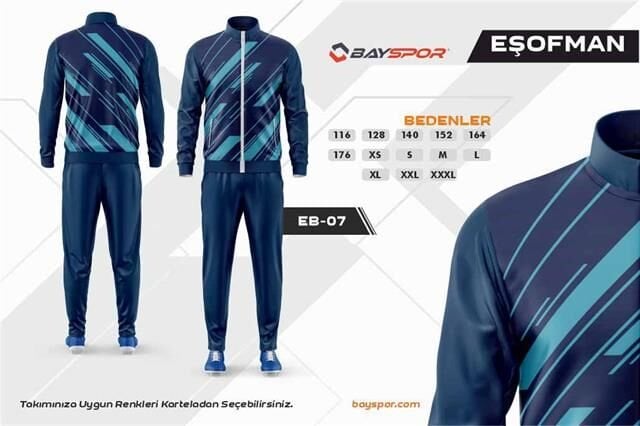 EB-07 Dijital Baskılı Kamp Eşofman Takımı
