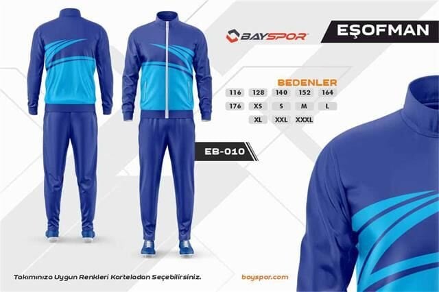 Sportech EB-10 Dijital Baskılı Kamp Eşofman Takımı