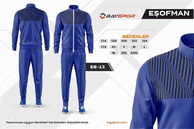 Sportech EB-13 Dijital Baskılı Kamp Eşofman Takımı