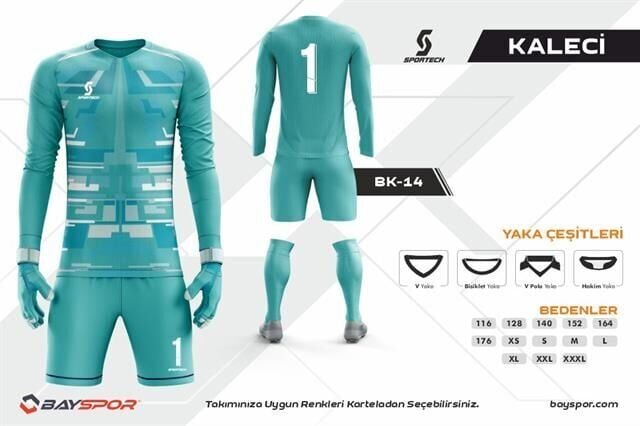 BK-14 Dijital Kaleci Forma Takımı