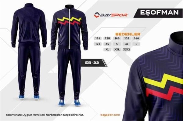 EB-22 Dijital Baskılı Kamp Eşofman Takımı