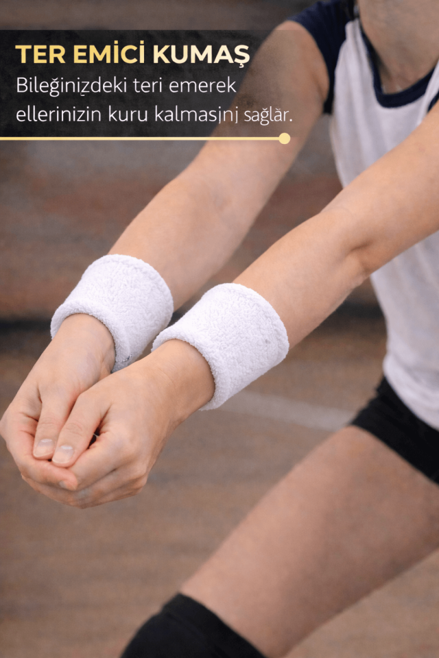 Voleybol Seti - Voleybol Dizliği Sünger Destekli Voleybol Kolluğu Havlu Bileklik Kafa Bandı(havlu)