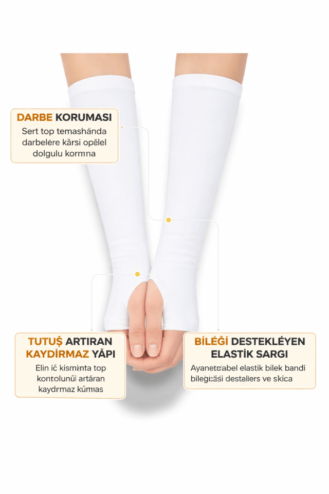 Voleybol Seti - Voleybol Dizliği Sünger Destekli Voleybol Kolluğu Havlu Bileklik Kafa Bandı(havlu)