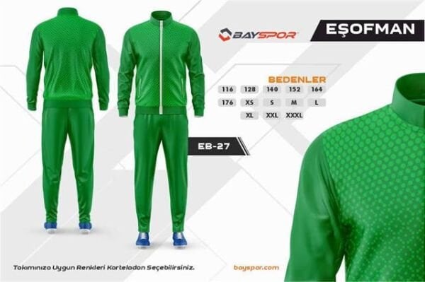 Sportech EB-27 Dijital Baskılı Kamp Eşofman Takımı