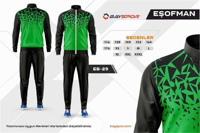 EB-29 Dijital Baskılı Kamp Eşofman Takımı