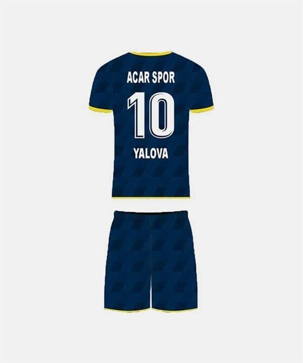 SHFD17 Dijital Hentbol Forma V Yaka - Likralı Polyester