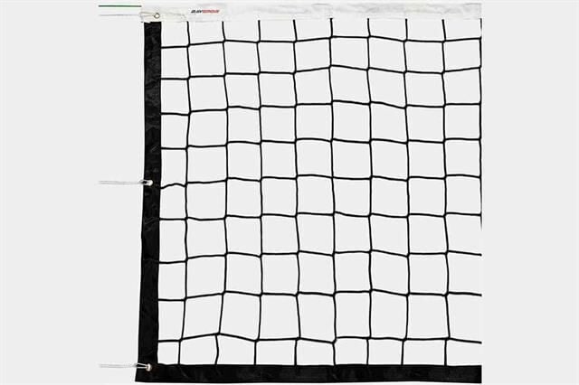 TV 400 Dört Tarafı 240 gr Brandalı 2+1 mm İzoleli Çelik Halatlı  Yarı Prof. Voleybol Filesi