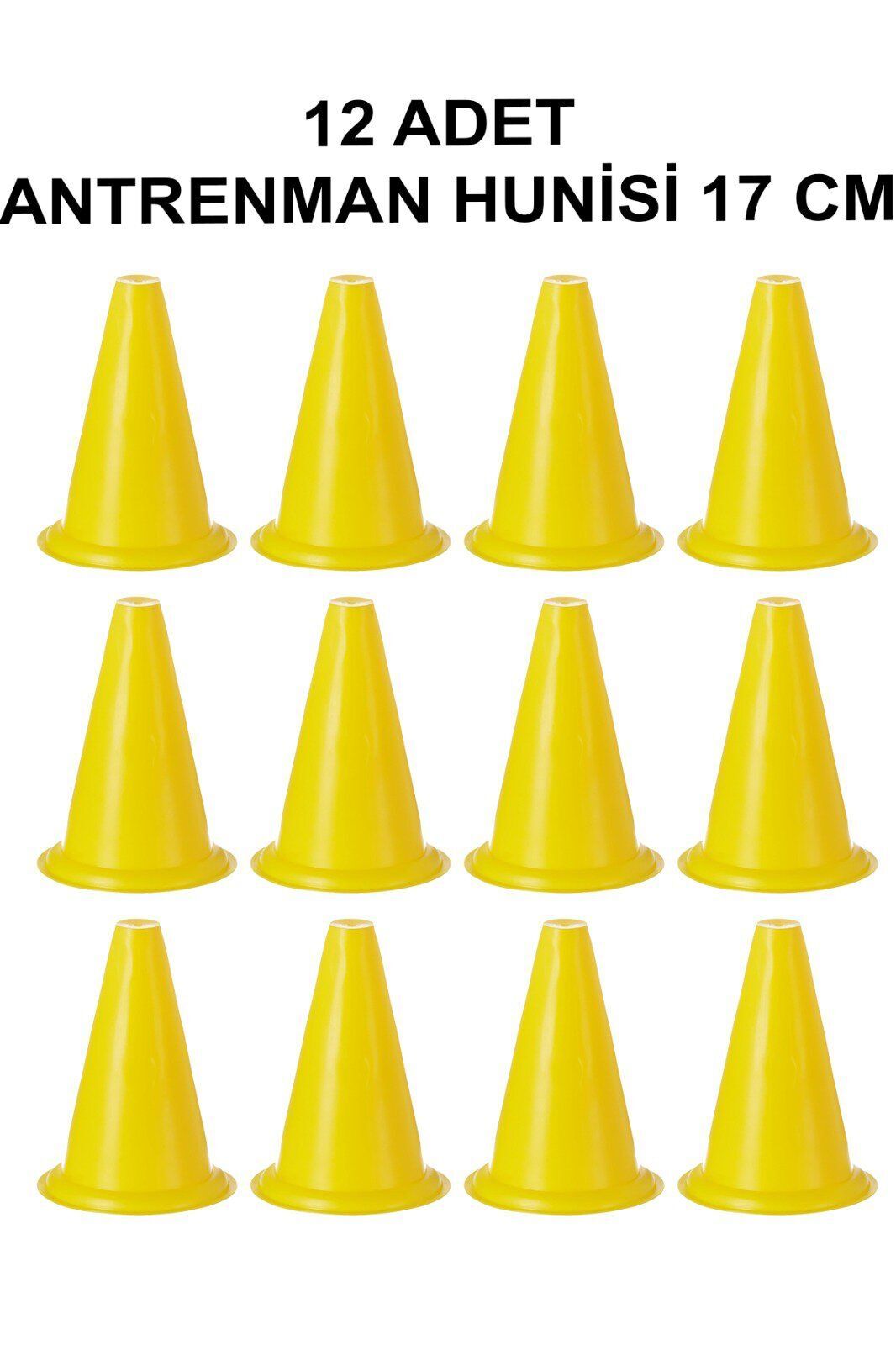 12 Adet Antrenman Hunisi-Sarı