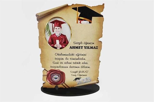 Ahşap Plaket