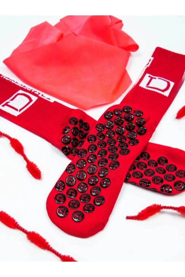 Unisex Anti Slip Socks Kaymaz Silikon Havlu Taban Dikişsiz Maç Pro Sporcu Çorabı
