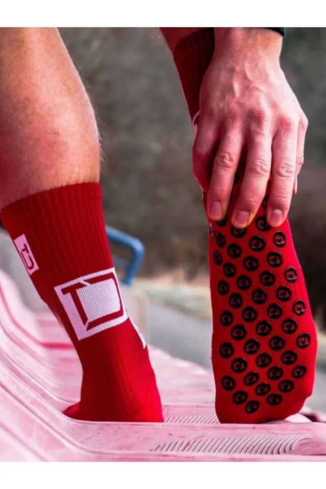 Unisex Anti Slip Socks Kaymaz Silikon Havlu Taban Dikişsiz Maç Pro Sporcu Çorabı