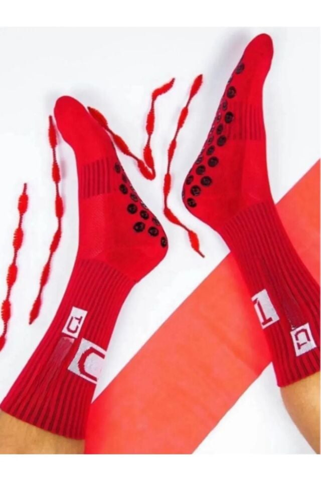 Unisex Anti Slip Socks Kaymaz Silikon Havlu Taban Dikişsiz Maç Pro Sporcu Çorabı