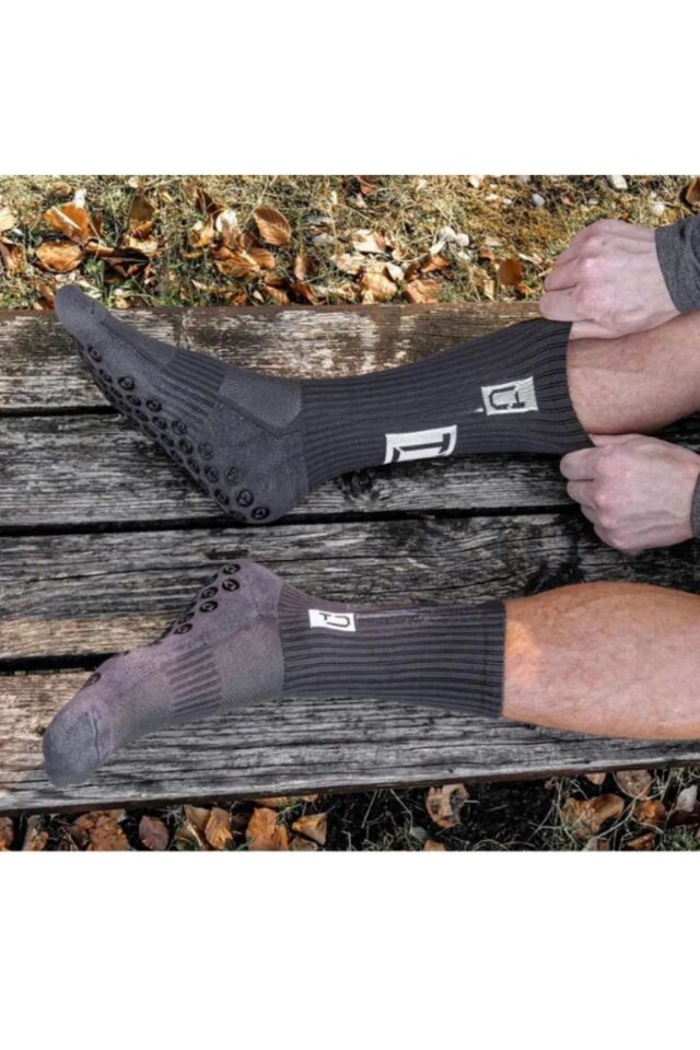 Unisex Anti Slip Socks Kaymaz Silikon Havlu Taban Dikişsiz Maç Pro Sporcu Çorabı