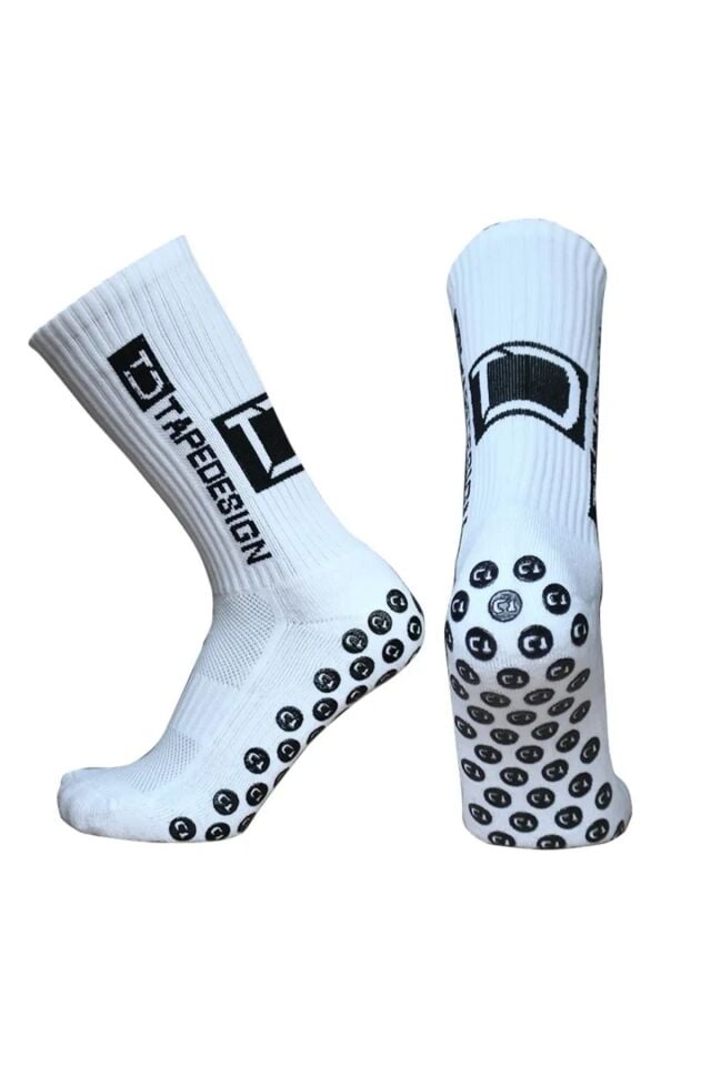 Unisex Anti Slip Socks Kaymaz Silikon Havlu Taban Dikişsiz Maç Pro Sporcu Çorabı