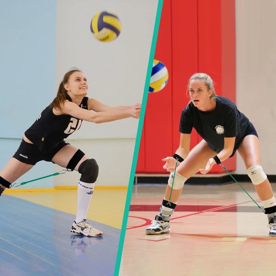 Voleybol Drill Antrenmanı Pas Antrenmanı Lastiği Smaç Antrenman Lastiği 4 Adet Bileklik