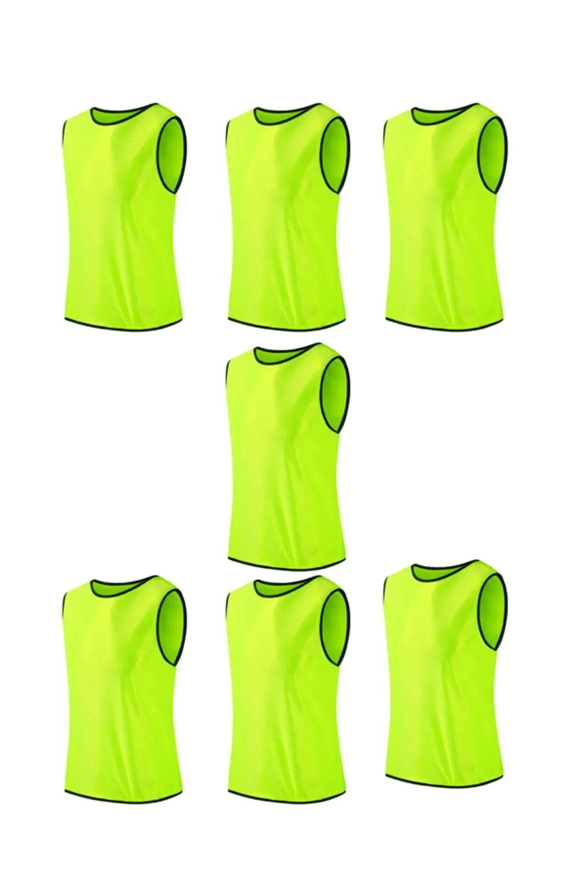 7 Adet Antrenman Yeleği Halı Saha Maç Yeleği L/XL