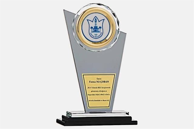 Bayspor M27 Kristal Plaket 23 cm