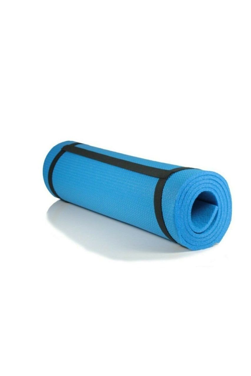 5  Mm Kalınlık Pilates Matı Yoga Matı Kamp Matı Mavi Boy 150 Cm En 50