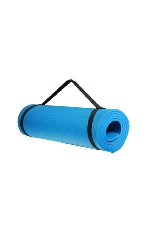 5  Mm Kalınlık Pilates Matı Yoga Matı Kamp Matı Mavi Boy 150 Cm En 50 Mavi