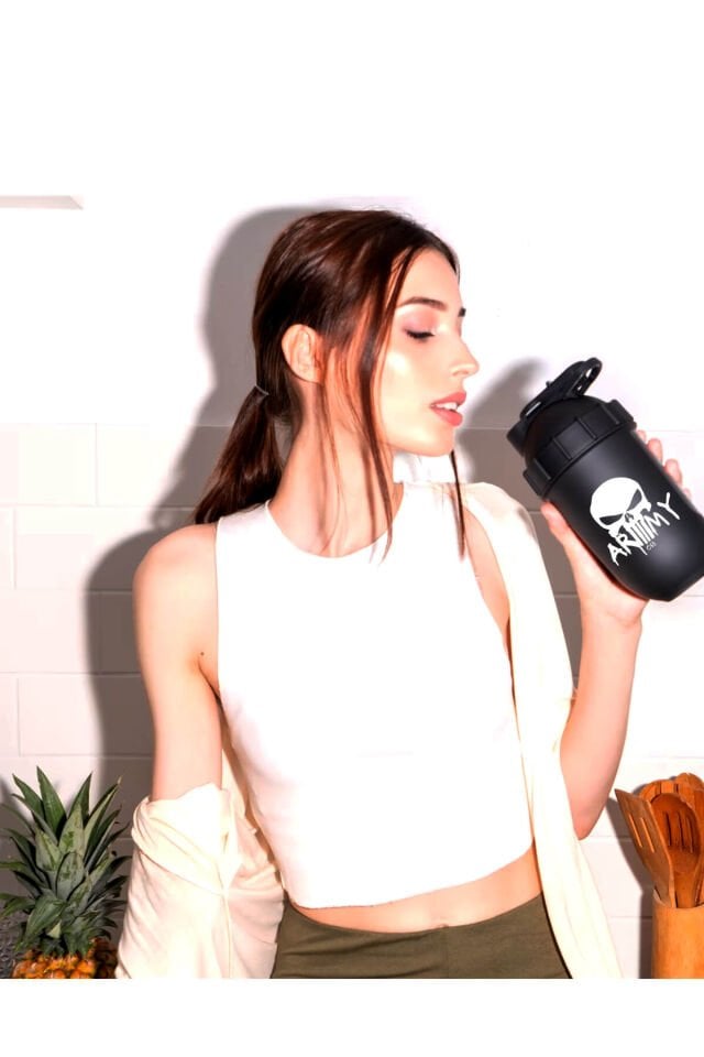 Protein Shaker Karıştırıcı 500 ml Sporcu Shaker Antreman Shaker Sporcu Suluğu Fitness Shaker