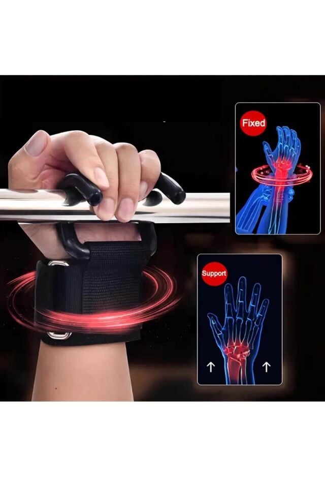 Lifting Hooks Ağırlık Kaldırma Kancası Ağırlık Kancası Fitness Eldiveni Ağırlık Eldiveni