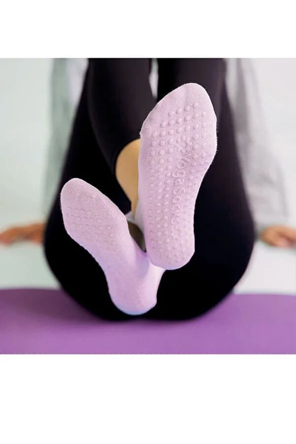Pilates Ve Yoga Çorabı Kaydırmaz Tabanlı Pilates Çorabı Yoga Çorabı Plates Çorabı Dans Çorabı