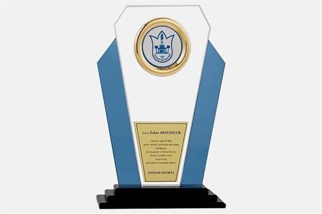 M41 Kristal Plaket 27 cm